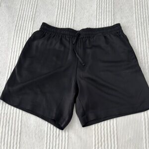 Men's WOOD WOOD Black SILK Shorts.  Size M